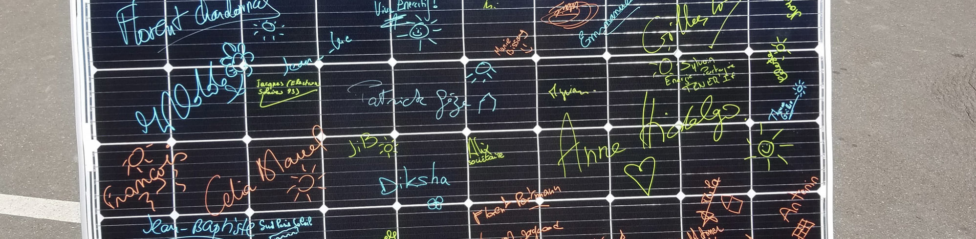 Enercitif Panneau autographe