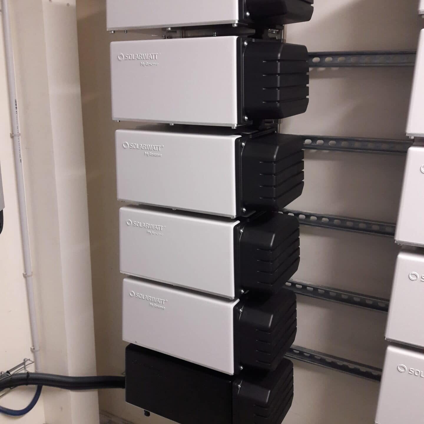 Batteries de la centrale intelligente de Pantin