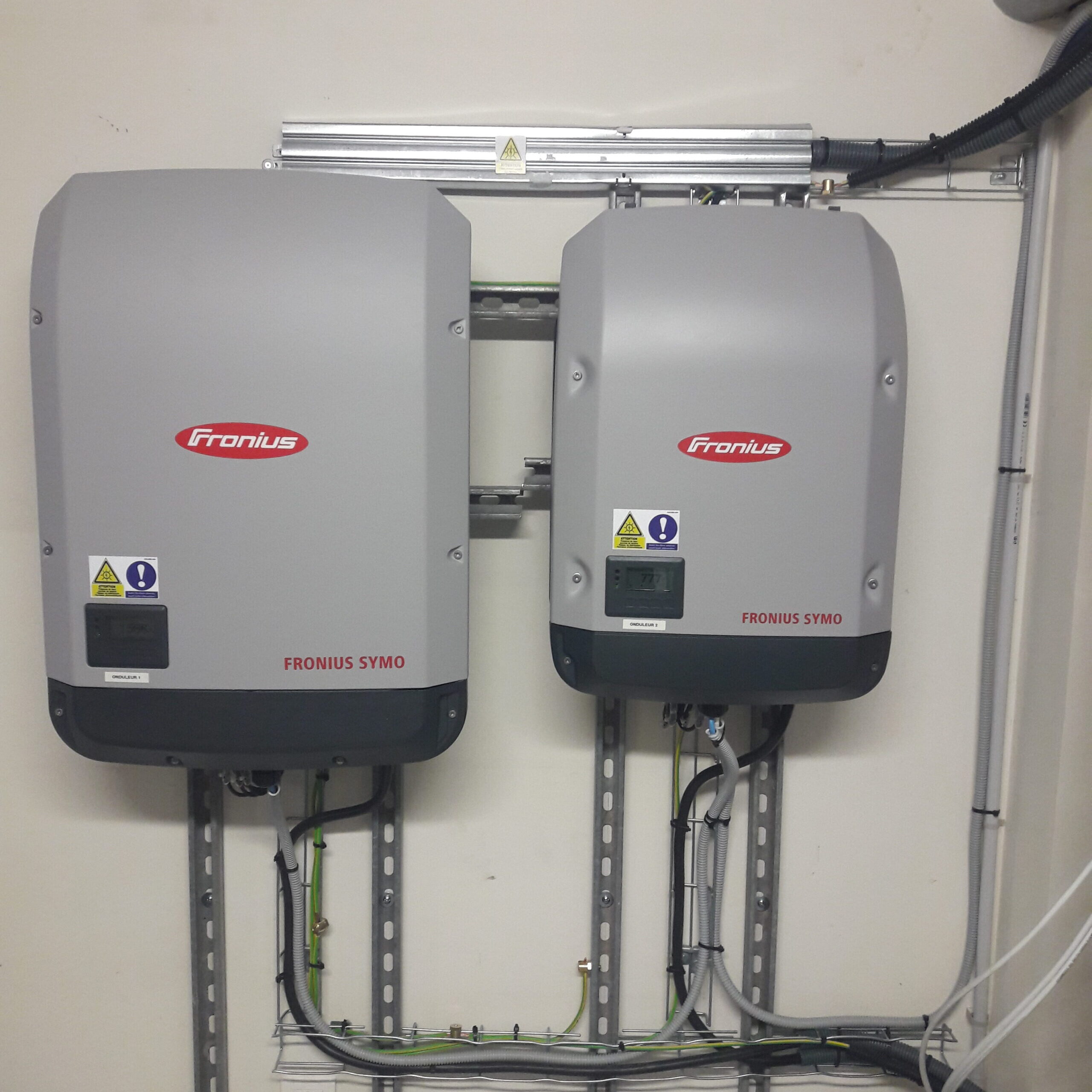 Onduleurs de la centrale photovoltaïque