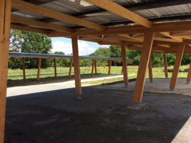 Vibrac - piscine municipale ombrière