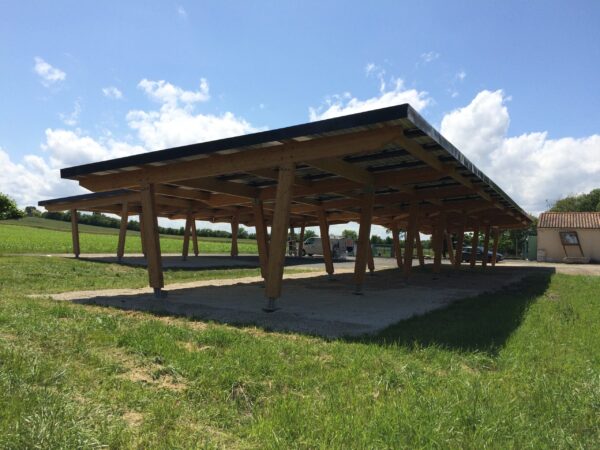 Vibrac - piscine municipale ombrière Photovoltaïque