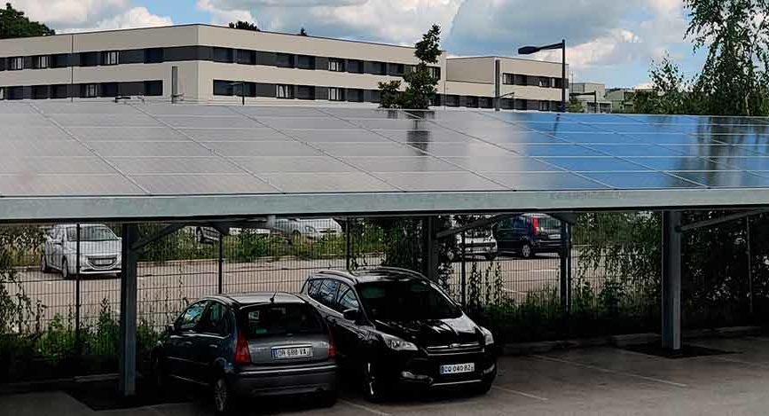 Installation photovoltaïque Made by Sunvie - Tramway Besançon