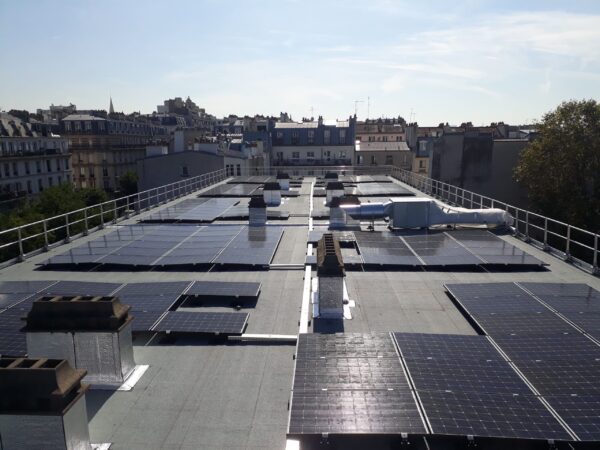 Terasse photovoltaïque Ecole Parmentier Toiture photovoltaïque Made by Sunvie - École Parmentier - Paris