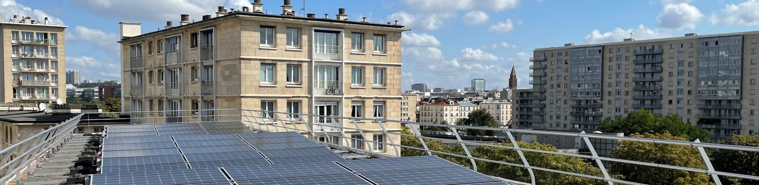 Toiture photovoltaïque Made by Sunvie - École Lamoricière - Paris
